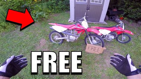 I Found A Free Dirt Bike .